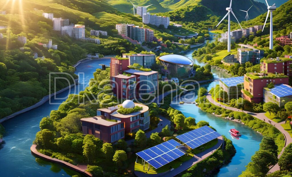 Solar wind city image